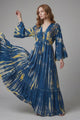 Maxivestido de lino de cuello redondo para mujer - Estilo tubo
