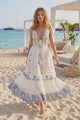 Women's Cotton Maxi Dress V-Neck - Ulani