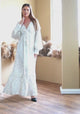 ibBan Vestido Largo Nuria para Mujer | Georgette | Artesanal | Talla Única