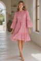Women's Cotton Mini Dress V-Neck - Hazal