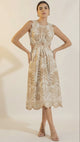 Vestido largo de algodón para mujer - Rifat