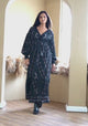 ibBan Vestido Largo Nuria para Mujer | Georgette | Artesanal | Talla Única