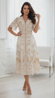 Vestido largo de algodón para mujer - Rifat