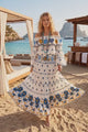 Women's Cotton Maxi Dress Bardot - Sharbi