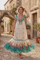 Maxivestido de algodón con cuello redondo para mujer - Sola