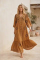 Maxivestido de algodón para mujer - Saisha