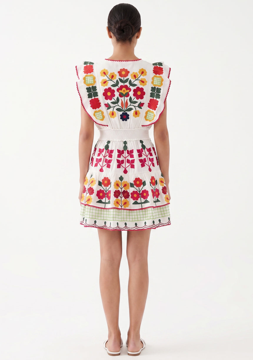 Minivestido de algodón para mujer - Sara