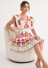 Minivestido de algodón para mujer - Sara