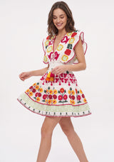 Minivestido de algodón para mujer - Sara