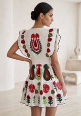 Minivestido de algodón para mujer - Sara
