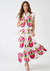 Vestido largo de algodón para mujer - Zaara