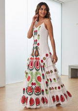 Women's Cotton Maxi Dress Square Neck - Gypsy