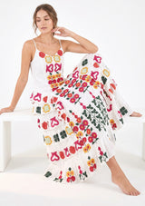Women's Cotton Maxi Dress Square Neck - Gypsy