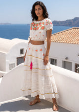 Women's Cotton Skirt Blouse  - Sama