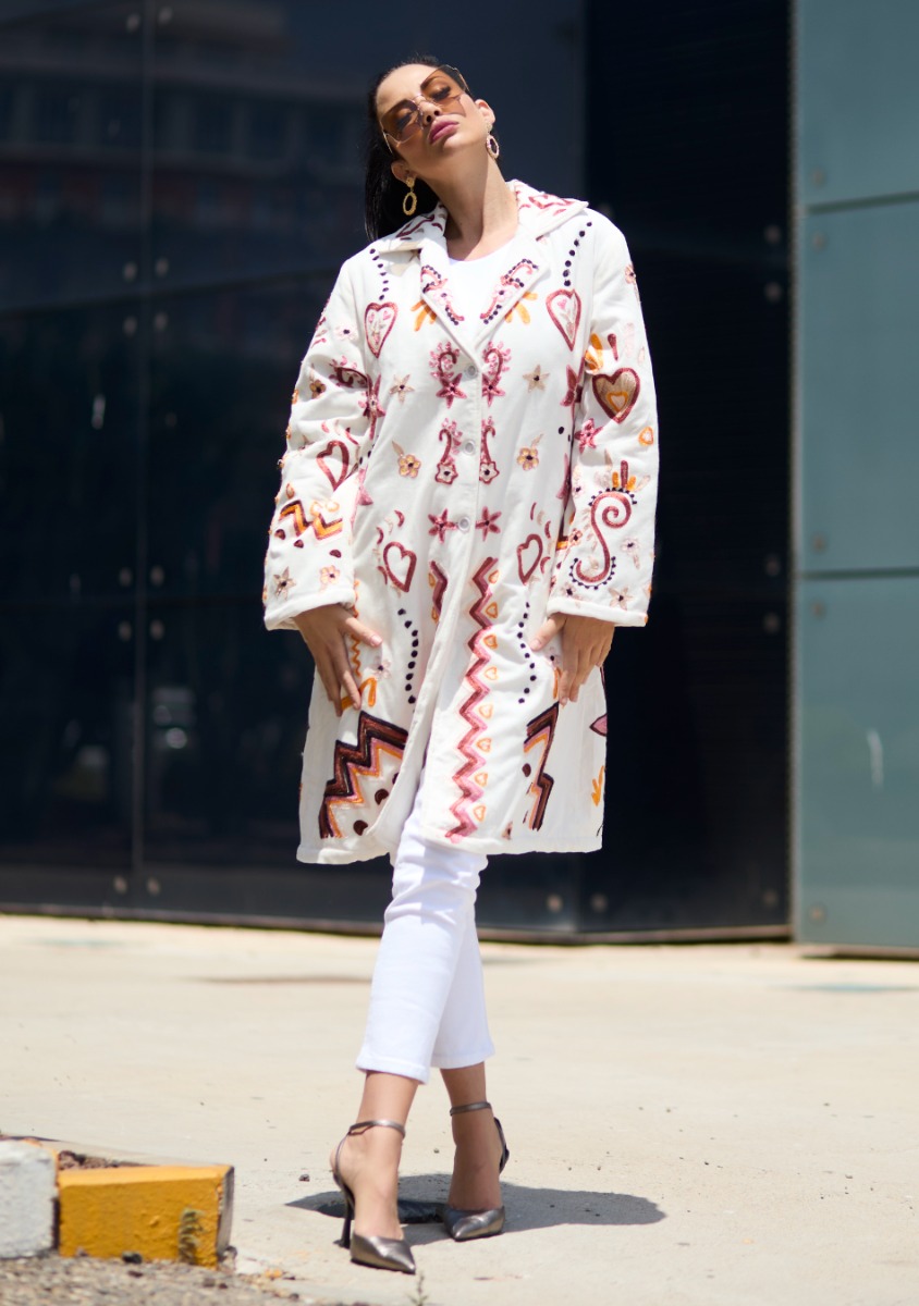 LAHIA LONG COAT (CREAM)