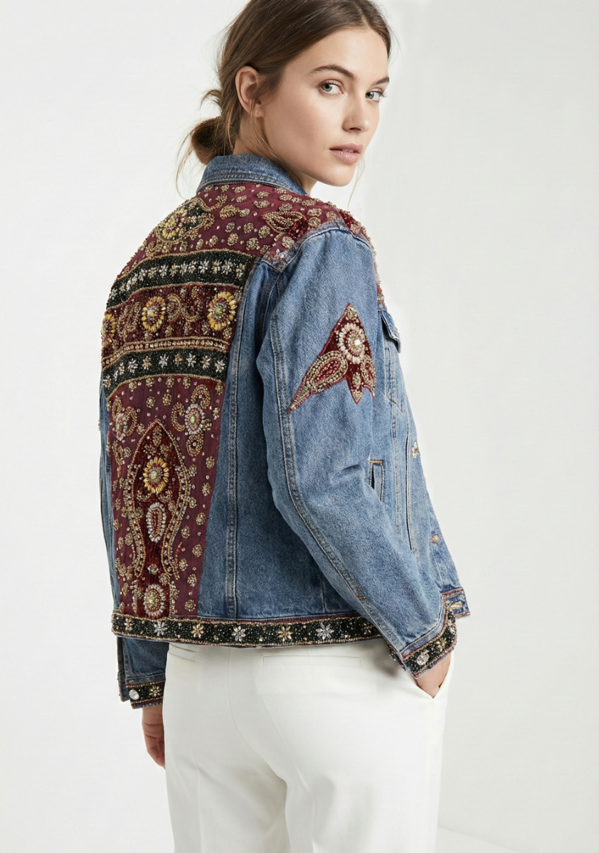 DENIM BOHO JACKET 