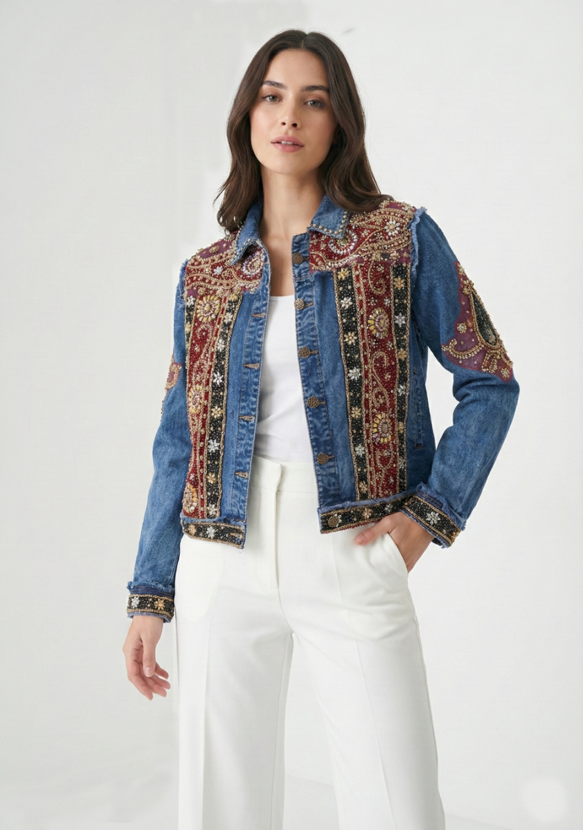 DENIM BOHO JACKET 
